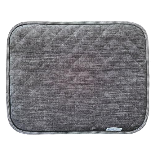 Serenity2000 Magnetic Therapy Pad for Muscle Comfort, Restful Sleep & Wellness – 32 Ceramic Magnets, 1,100 Gauss Each – Back, Seat & Pillow Support, 19" x 15" (Plush Gray)