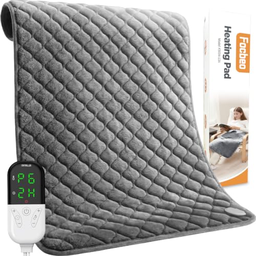 Focbeo King Size Heating Pad for Back 32"x24" Extra Large Heat Pad