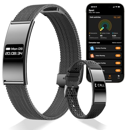 Smart Bracelet for Women Men Ultra-Thin Fitness Tracker for Android & iOS