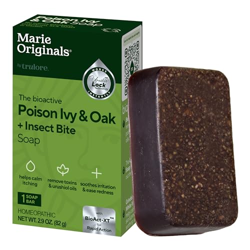 Marie Originals Poison Ivy Soap, Oak Wash Bar, Natural Itch Relief, 2.9