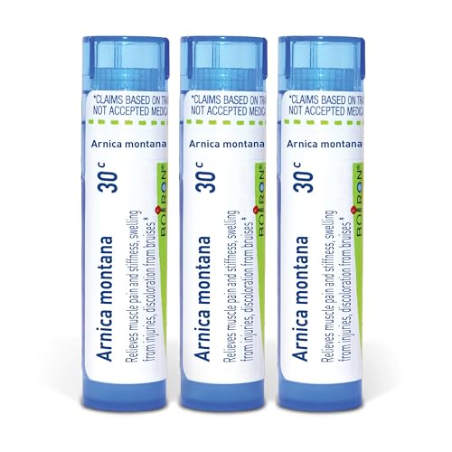 Boiron Arnica Montana 30C Homeopathic Medicine for Muscle Pain and Stiffness - Pack of 3 (240 Pellets)