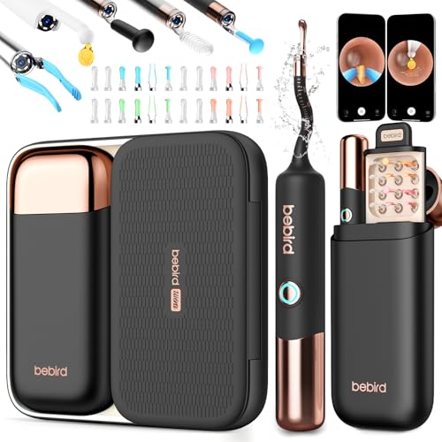 Bebird Ultra 2K Ear Wax Removal Tool Camera, Visual Tweezers & Dropper