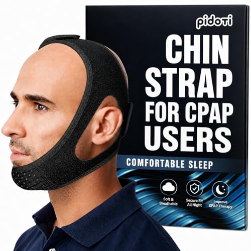 Pidoti Chin Strap for CPAP Users to Keep Mouth Closed, FSA/HSA, L-XL,
