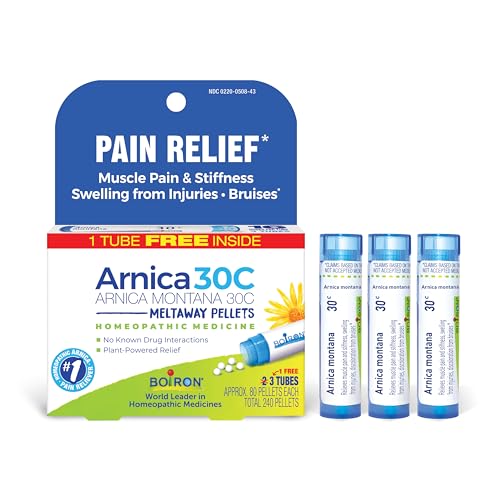 Boiron Arnica Montana 30C Homeopathic Medicine for Relief from Muscle Pain, Muscle
