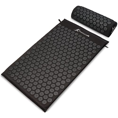 ProsourceFit Acupressure Mat and Pillow Set for Back/Neck Pain Relief and Muscle