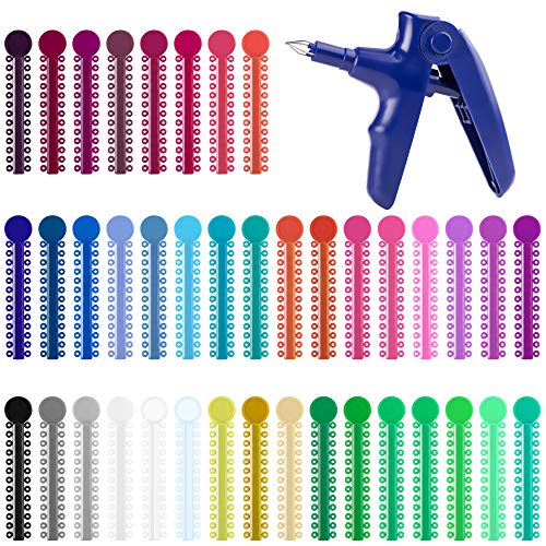 Dental Orthodontic Ligature Ties and Orthodontic Ligature Gun Tools Teeth Orthodontic Ligature