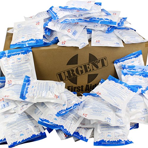 Case of 125 Instant Cold Packs, 5" x 6" (4" x 5"