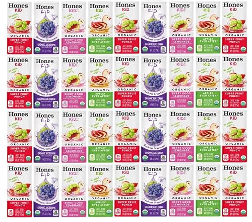 Honest Kid Organic Juice Drink Variety Pack, Assorted Flavors, 6 fl oz